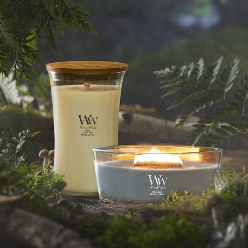 WoodWick Terra Haze HearthWick Ellipse Jar Candle Extra Image 2